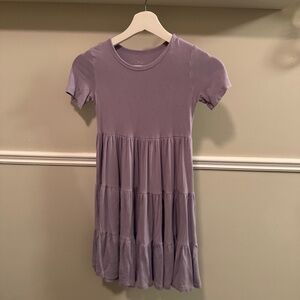 Kyte Baby Lavender Bamboo Twirl Dress | Size 7Y